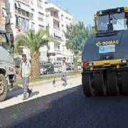 Antalya Büyükşehir yolları yenilemeye devam ediyor 