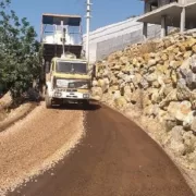 Alanya Özvadi grup yolu asfaltlandı