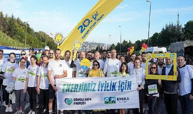 CK Enerji çalışanları İstanbul Maratonu’nda otizmli çocuklar için koştu