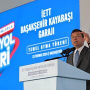 İBB bağlı kuruluşu İETT, İstanbul’daki 19. garajının inşasına Ekrem İmamoğlu’nun katıldığı törenle başladı