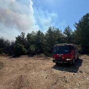 İzmir İtfaiyesi 4 ilçede yangınlara müdahale ediyor