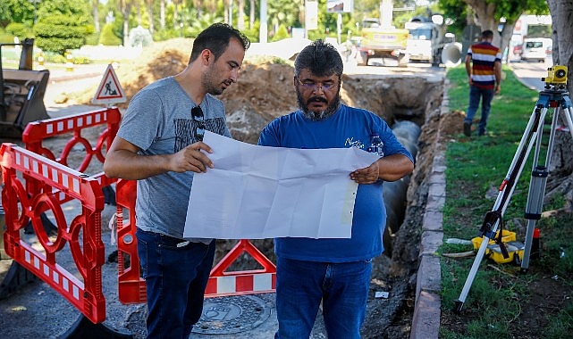 Şirinyalı’daki yağmur suyu sorunu çözülüyor