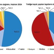 Tüik: Haziran ayında 198 bin 581 adet taşıtın trafiğe kaydı yapıldı