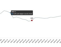 Tüik: Hizmet Üretici Fiyat Endeksi (H-ÜFE) yıllık %77,41 arttı, aylık %5,30 arttı